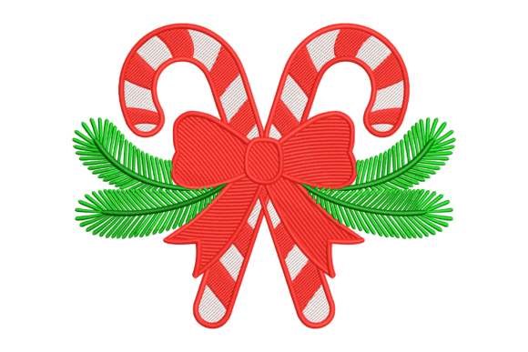 Candy Cane Bow: A Holiday Embroidery Design Review