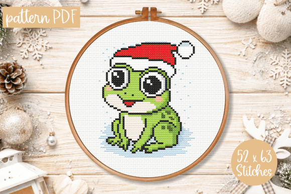 Christmas Frog Cross Stitch Pattern PDF Review