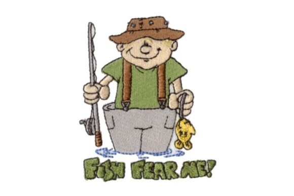 Fishin Dad: A Perfect Embroidery for Outdoorsmen