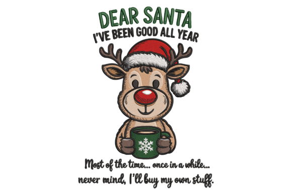 Funny Christmas Reindeer: A Stitch-Out Review