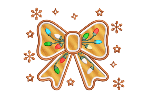 Gingerbread Bow: A Holiday Embroidery Design Review