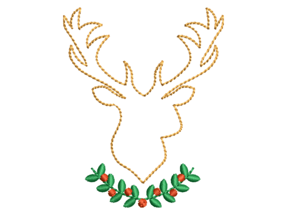 Minimal Deer Antler Embroidery: A Designer Review