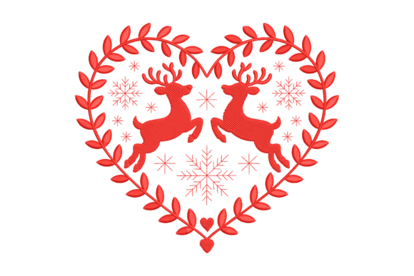 Reindeer Heart: An Embroidery Design Review