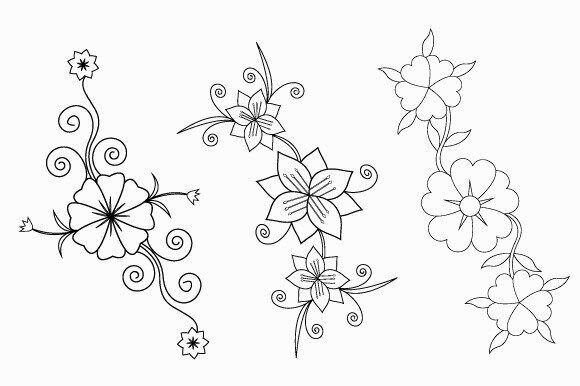 Review: Vector Flower, Plants Pattern Embroidery