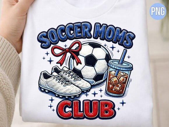 Soccer Moms Club Sport Embroidery PNG Review