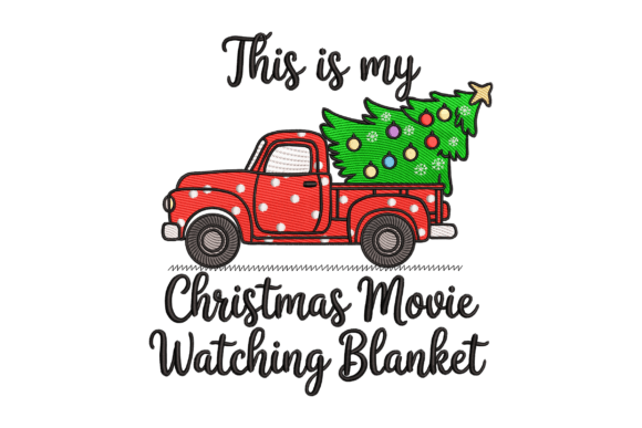 Vintage Red Truck: Embroidery Design Review